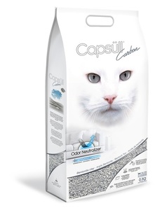 חול מתגבש לחתולים | אייר קפס קפסול עם קרבון מתגבש - 6 ק