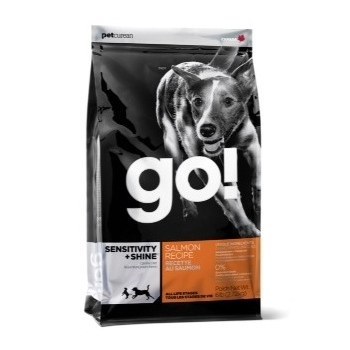 מזון יבש לכלבים רגישים בטעם סלמון 2.7 ק"ג GO! גו