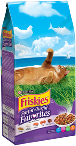 פריסקיז מזון יבש לחתול - מעדני החתול 2.86 ק"ג \ Friskies Surfin Turfin Favorites