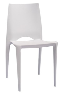 תמר אורח לבן פלסטיק מיליון כסאות