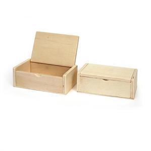 קופסת עץ ללא סוגר 6.5/10.5/3.5*12 יח'