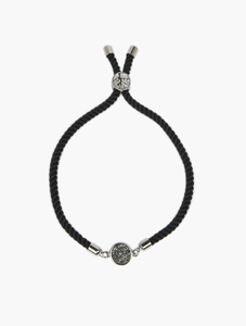 צמיד שרוך עם אבנים