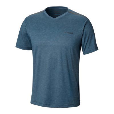 חולצה קצרה לגברים COLUMBIA Tech Trail II V Neck