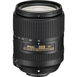 Nikon AF-S DX Nikkor 18-300mm f/3.5-6.3G ED VR II עדשת ניקון 