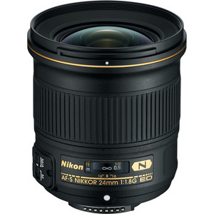 Nikon AF-S NIKKOR 24mm f/1.8G ED Lens עדשת ניקון