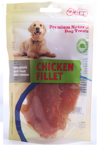 חטיף או דוג - חזה עוף - 100 גרם Odog CHICKEN FILLET 