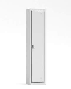 ארון מתכת דלת 1 דגם 7022 מידות 185*38*45 ס"מ - צבע לבן - עם רגליים - 2 מדפים + מוט תלייה מיליון כסאות