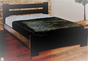 מיטה מעץ מלא נאפולי