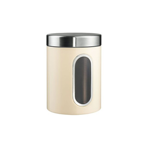 קופסאת אחסון עם חלון 321204-23 - שמנת wesco canister with window