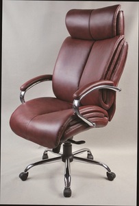 סימאונה כסא מנהל גבוה דמוי עור שחור מיליון כסאות