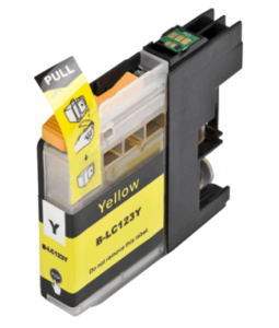 ראש דיו תואם BROTHER LC 121/123 YELLOW