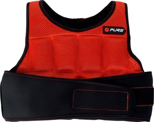 P2I200480 P2I WEIGHTED VEST RED/BLACK PURE ווסט כובד עד 4.5 ק"ג