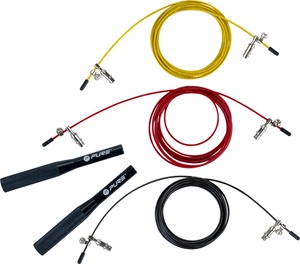 סט דילגית עם משקל משתנה P2I WEIGHTED JUMPROPE PURE