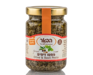 ממרח פסטו זיתים