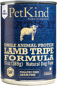 פטקיינד שימור לכלב-פטה כבש סינגל (חלבון יחיד) וקירשה ללא דגנים 375 ג'