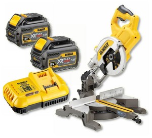 מסור גרונג + פנדל נטען "8.5 54V מסדרת FLEX-VOLT Dewalt