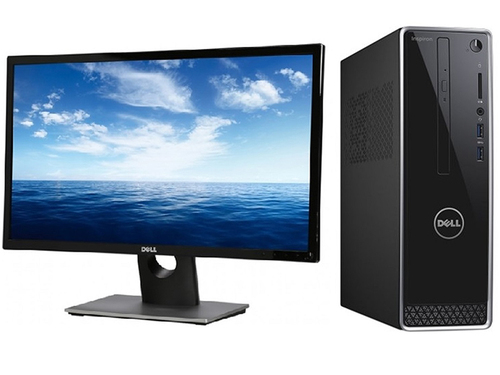 מחשב נייח Dell Inspiron 3268-3718BLK SFF + מסך DELL 24 "דל - Dell - נייחים