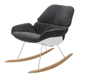 רביד כורסת נדנוד בד קליפה פלסטיק מגלשי עץ בוץ מיליון כסאות