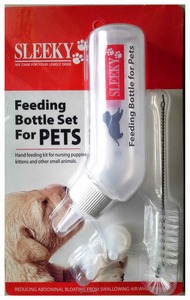 ערכת בקבוק הנקה לגורי כלבים סליקי
