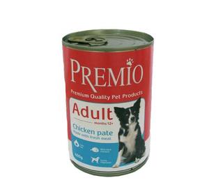 פרמיו שימורי פטה לכלב-בוגר עוף 400 ג'