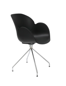 סלבדור כסא המתנה פלסטיק שלד ניקל מיליון כסאות