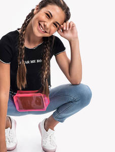 תיק ניאון שקוף