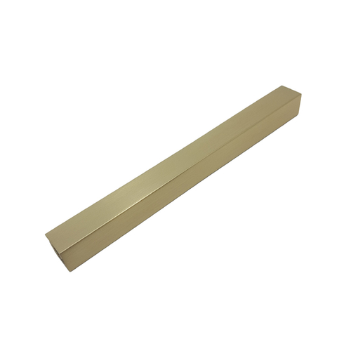 בית מזוזה מרובע M14 - פליז מוברש 15 קלף 12 ס