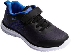 נעלי ספורט נוחות לילדים בצבע שחור וכחול FILA