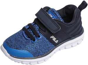 נעלי ספורט נוחות לקטנים בצבע כחול ושחור FILA