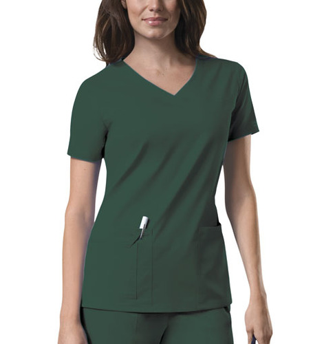 טוניקת נשים צווארון V <br> מגוון צבעים לבחירה