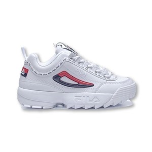 נעלי פילה דיסרפטור לילדים בצבע לבן FILA Disruptor II in white