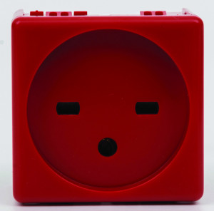 בית תקע סיני W-13 טוסקנה - אדום