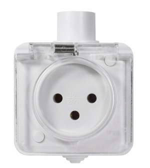 בית תקע 16A מוגן מים עה"ט