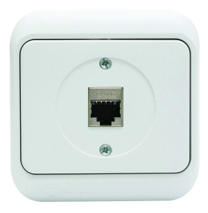 בית תקע תקשורת   RJ45 שמונה מגעים מסוכך 
מפרט בזק 0840.1