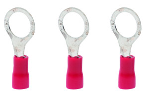 נעל כבל טבעת אדום לחוט בחתך 1.5-0.5 ממ”ר