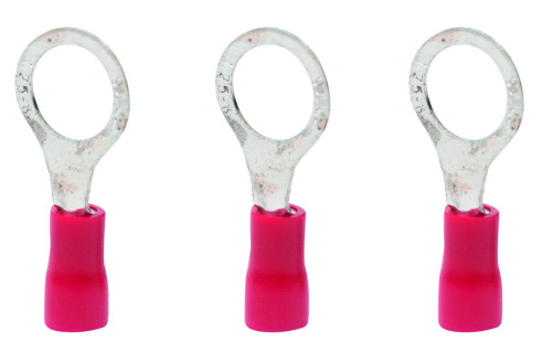 נעל כבל טבעת אדום לחוט בחתך 1.5-0.5 ממ”ר