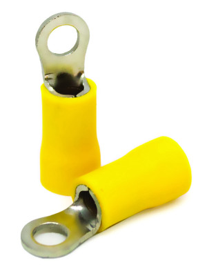 נעל כבל טבעת צהוב לכבל בחתך 6-4 ממ”ר