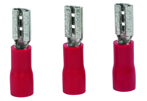 נעל כבל נקבה אדום לחוט בחתך 1.5-0.5 ממ”ר