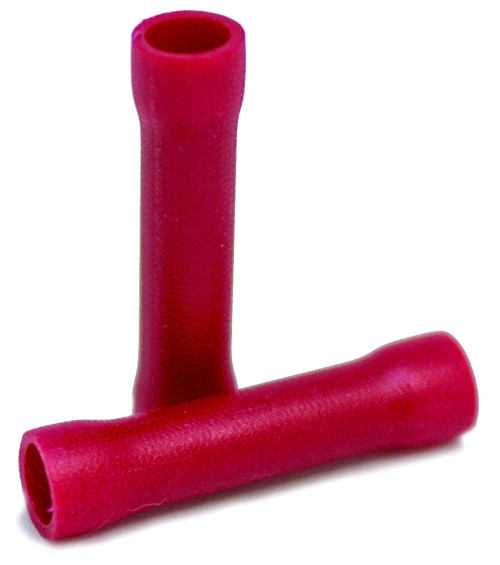 נעל כבל צינורית (מופה) אדום לחתך 1.5-0.5 ממ”ר