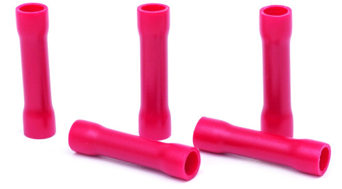 נעל כבל צינורית (מופה) אדום לחתך 1.5-0.5 ממ”ר