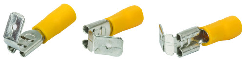 נעל כבל כפול צהוב לכבל בחתך 6.0-4.0 ממ”ר
