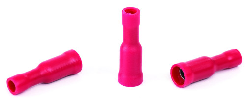 נעל כבל שקע עגול נקבה אדום