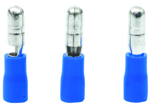 נעל כבל תקע עגול זכר כחול