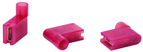 נעל כבל דגל זוויתי אדום לחוט בחתך 1.5-0.5 ממ”ר