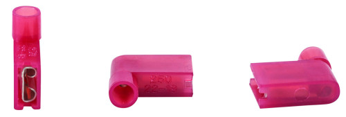 נעל כבל דגל זוויתי אדום לחוט בחתך 1.5-0.5 ממ”ר