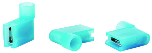 נעל כבל דגל זוויתי כחול לחוט בחתך 2.5-1.5ממ”ר