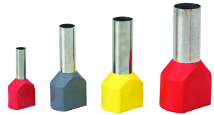 סופית מבודדת כפולה לחוטים בחתך 0.5 ממ”ר (לבן)