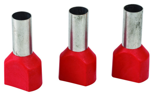 סופית מבודדת כפולה לכבלים בחתך 10.0 ממ”ר (אדום)