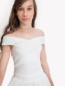 טופ שילוב  תחרה חגיגי