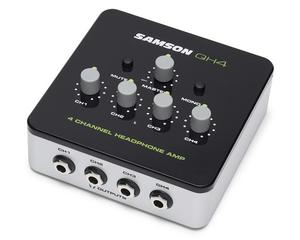 מגבר אוזניות 4 ערוצים SAMSON QH4 4-Channel Mini Headphone Amp